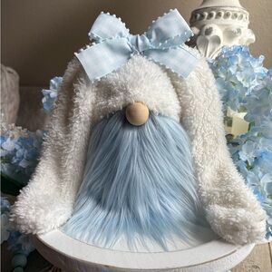 🐰Blue Easter Bunny Gnome, Easter Decoration